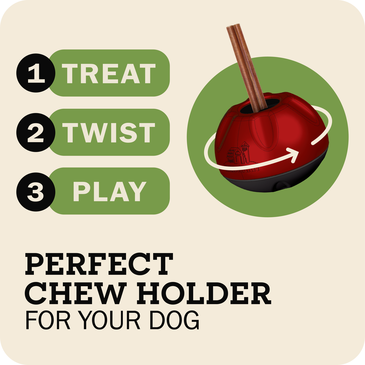 Grab-A-Bull™ Chew Holder for Dogs