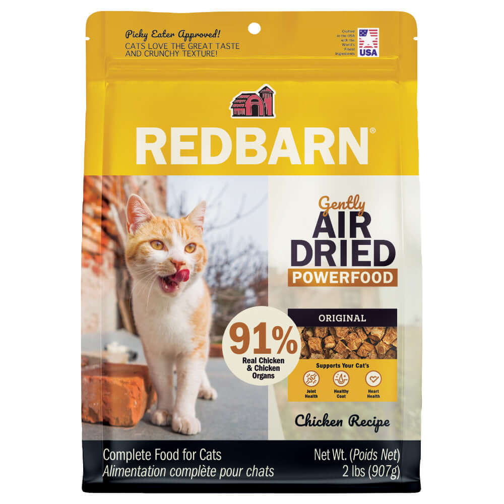 Cover image of the Redbarn Cat Air Dried Powerfood Chicken Recipe - 2lb Bag