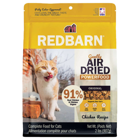 Cover image of the Redbarn Cat Air Dried Powerfood Chicken Recipe - 2lb Bag