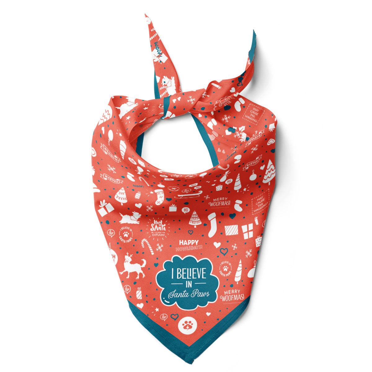 Pawstruck Reversible Holiday Dog Bandana