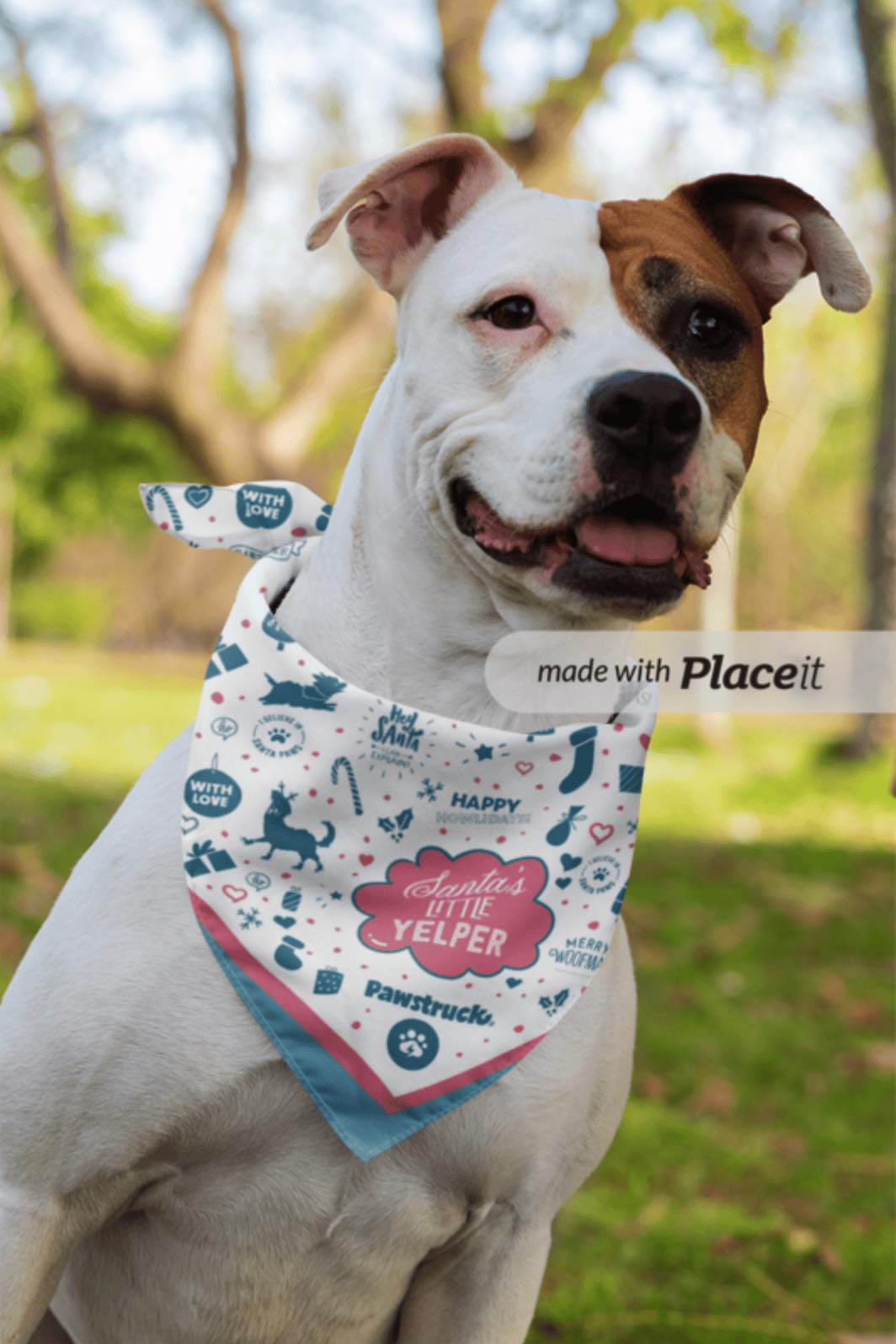 Pawstruck Reversible Holiday Dog Bandana