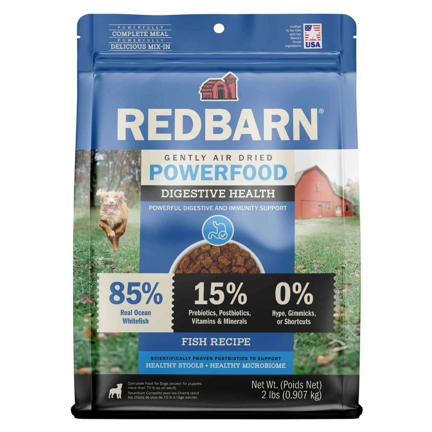 Cover Image of the Redbarn Air Dried Powerfood Digestive Health Fish Recipe