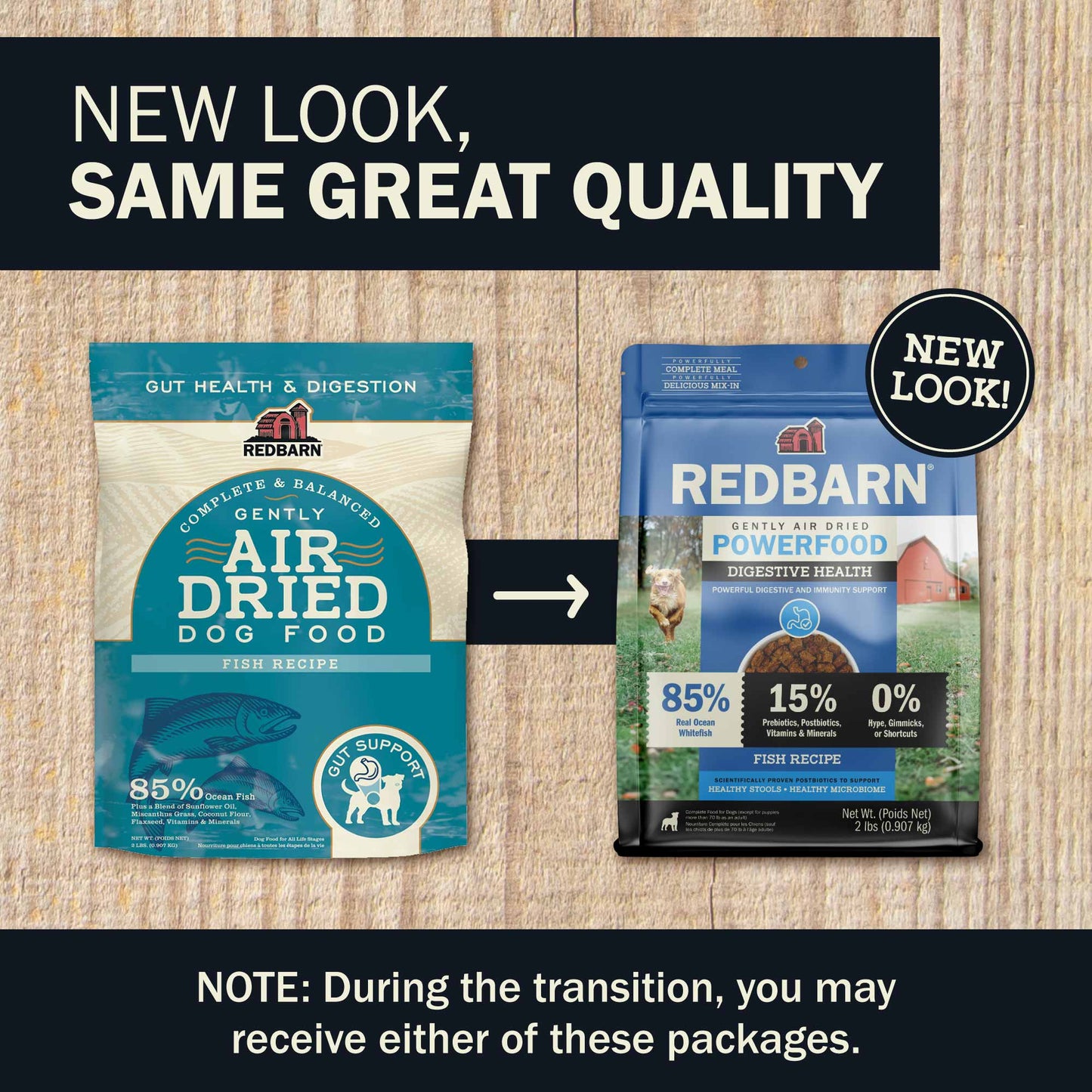 Redbarn Air Dried Digestive Health Fish Recipe New Look 