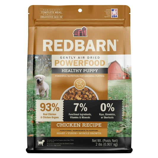 Cover image of the Redbarn Air Dried Powerfood Healthy Puppy Chicken Recipe