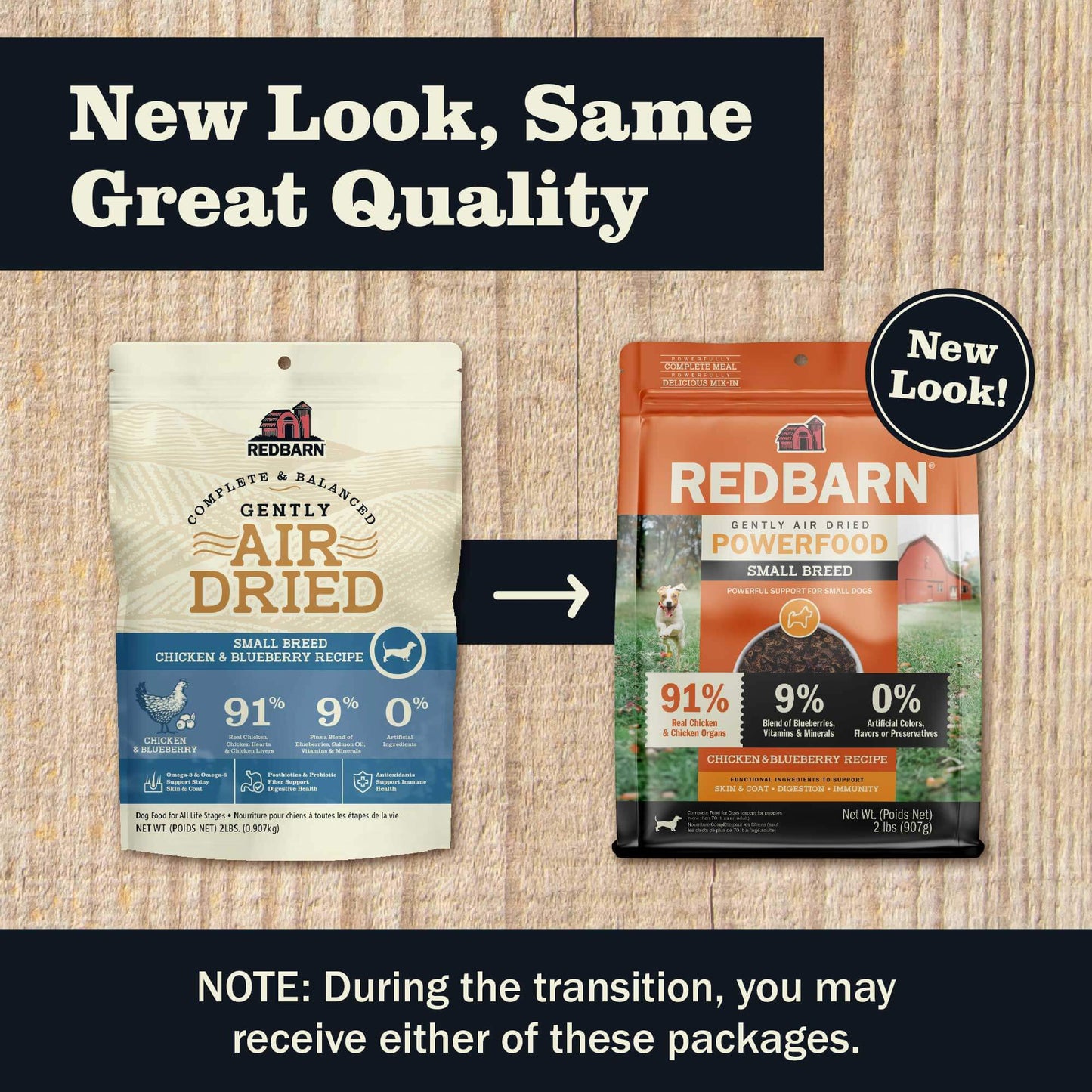Air Dried Powerfood Small Breed Chicken & Blueberry Recipe