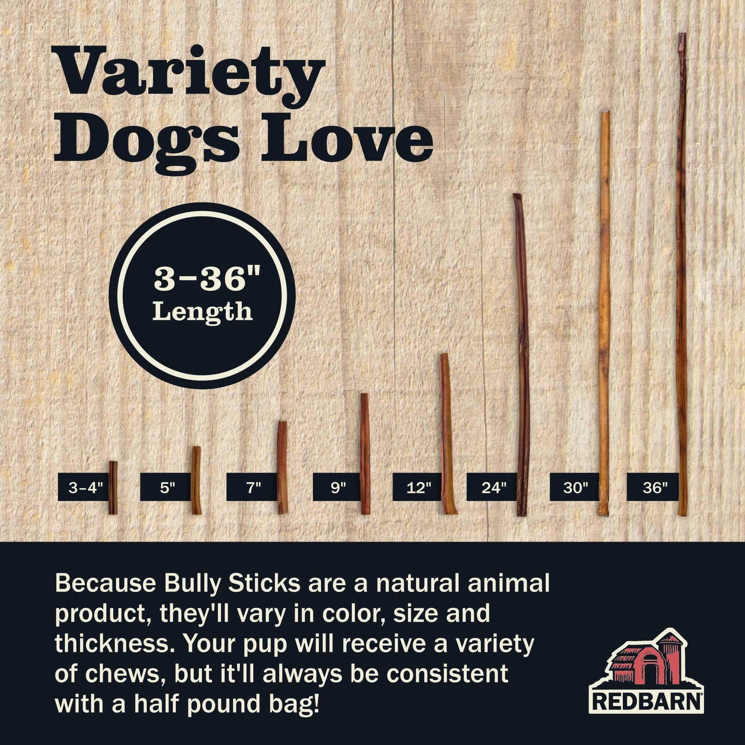 Redbarn Bully Sticks Variety