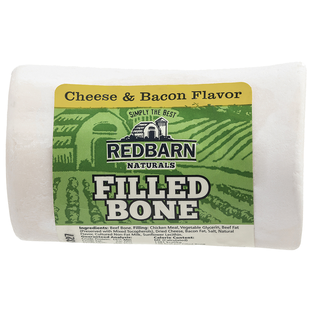 Small Natural Filled Bone Cheese N' Bacon Flavor