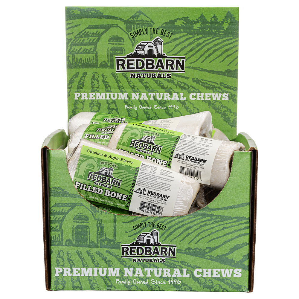Case of large Natural Filled Bone Chicken & Apple Flavor