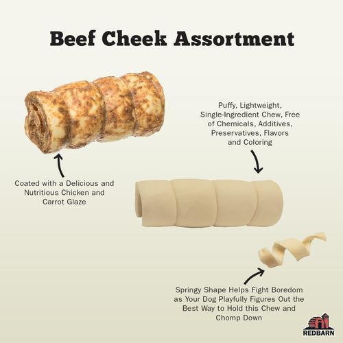 Redbarn Beef Cheek Roll Assortment