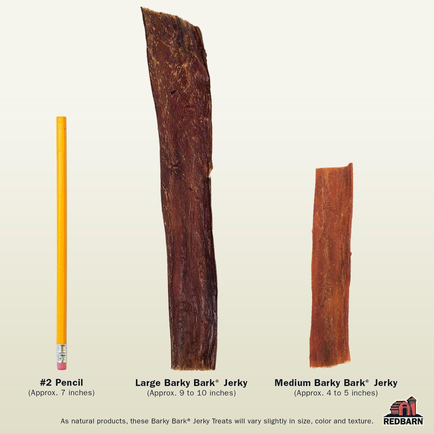 Sizes of Barky Bark® Jerky